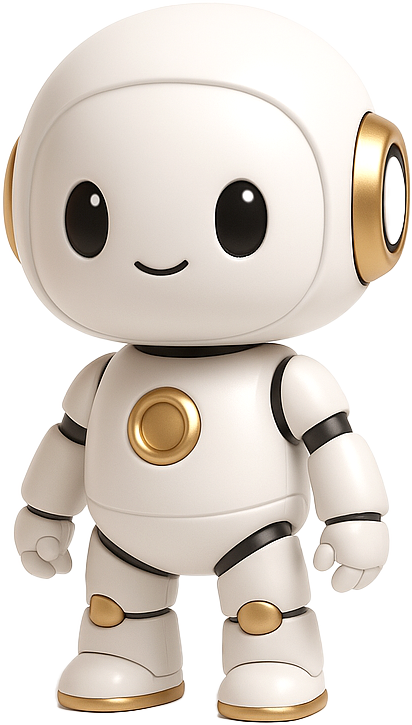 Our original Cyborg mascot.